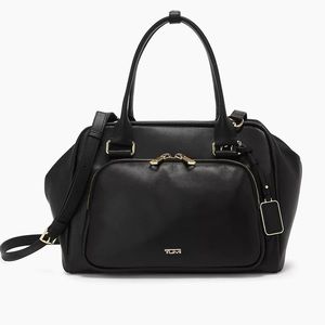 NWT- Tumi Voyageur Adrian Carryall, real leather